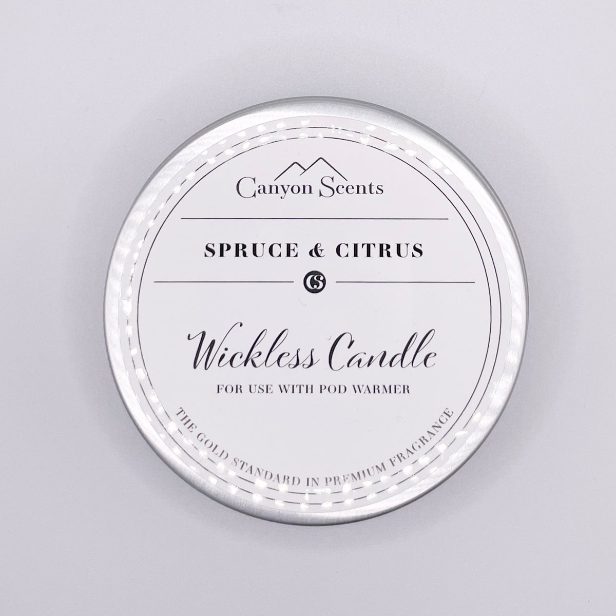 Spruce and Citrus Wickless Candle Canyon Scents Gold Canyon Candles