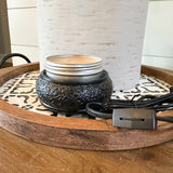 Black Floral Warmer
