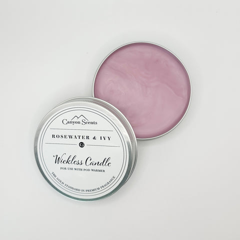 Rosewater & Ivy Wickless Candle