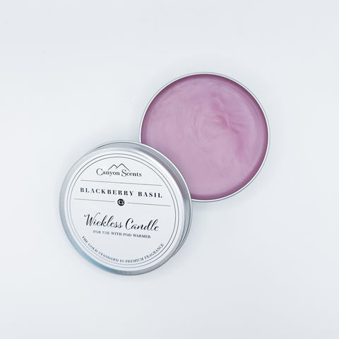 Blackberry Basil Wickless Candle