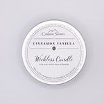 Cinnamon Vanilla Wickless Candle